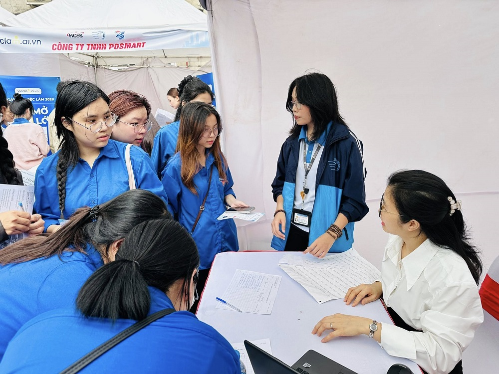 Gần 1.900 cơ hội việc làm tại Phiên giao dịch Tháng Thanh niên 2026